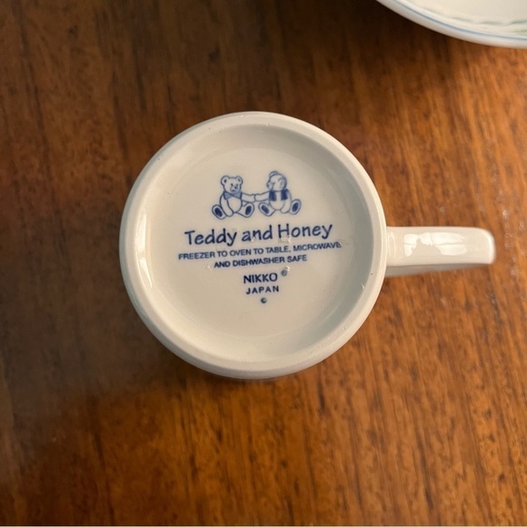 Vintage, Teddy and Honey by NIKKO. Baby China. Bowl and cup - Picture 7 of 10